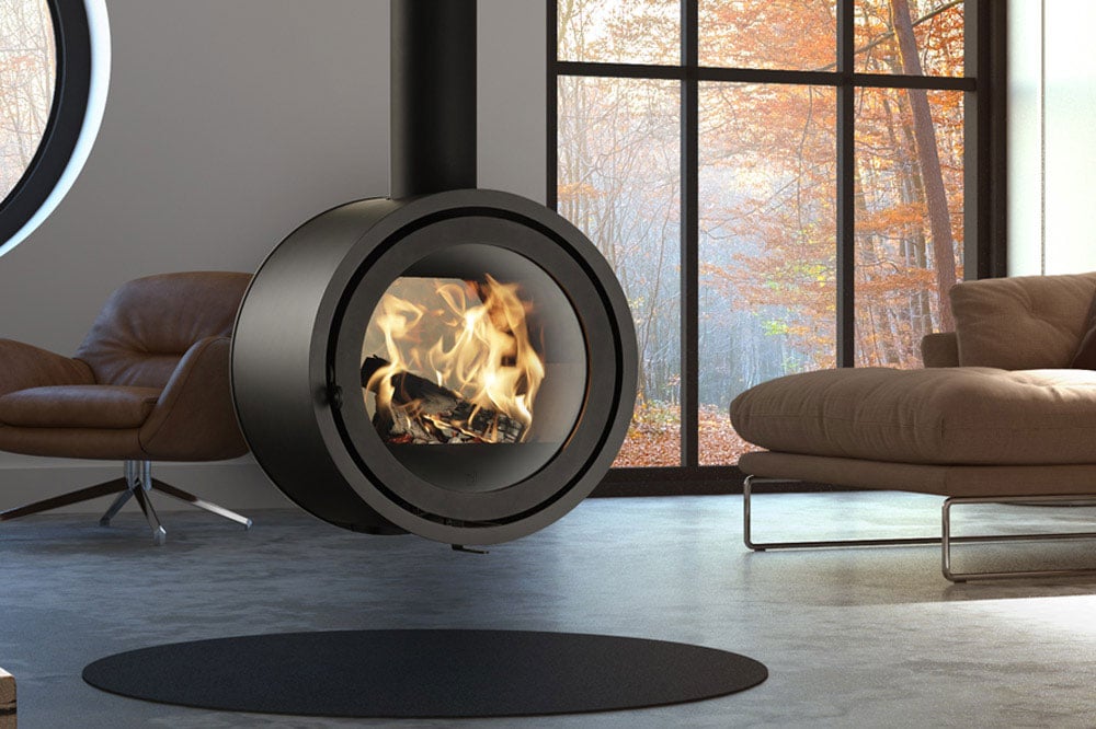 Odin poele rond