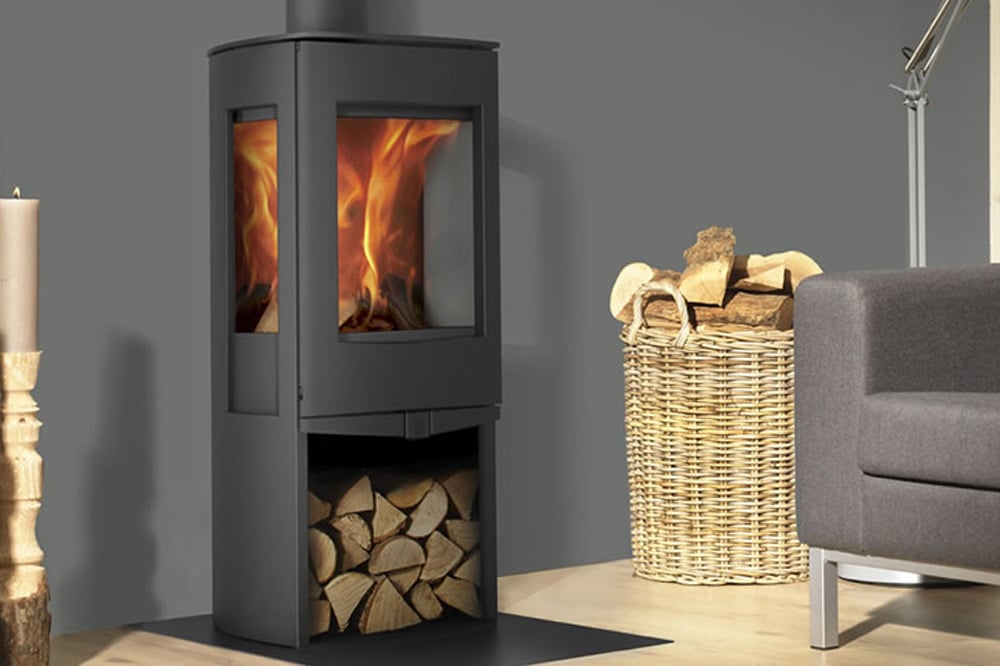 Poele bois Folke buche 33cm