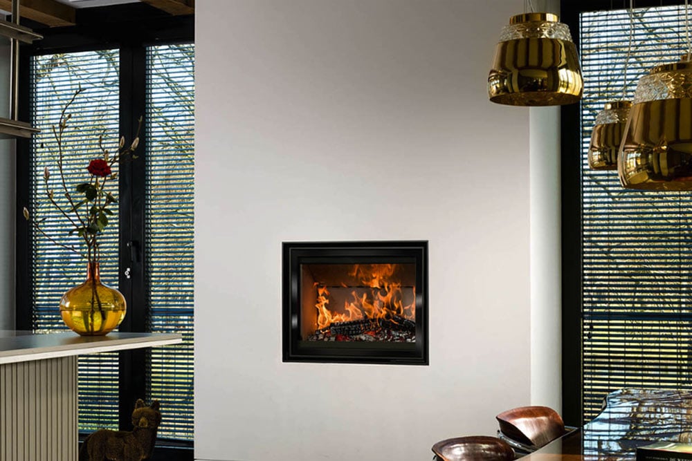 Unilux-80 chauffage flamme verte