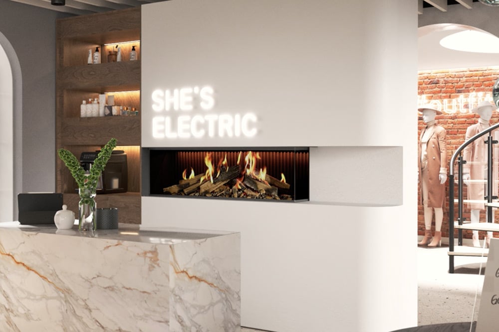 foyer electrique 2 faces